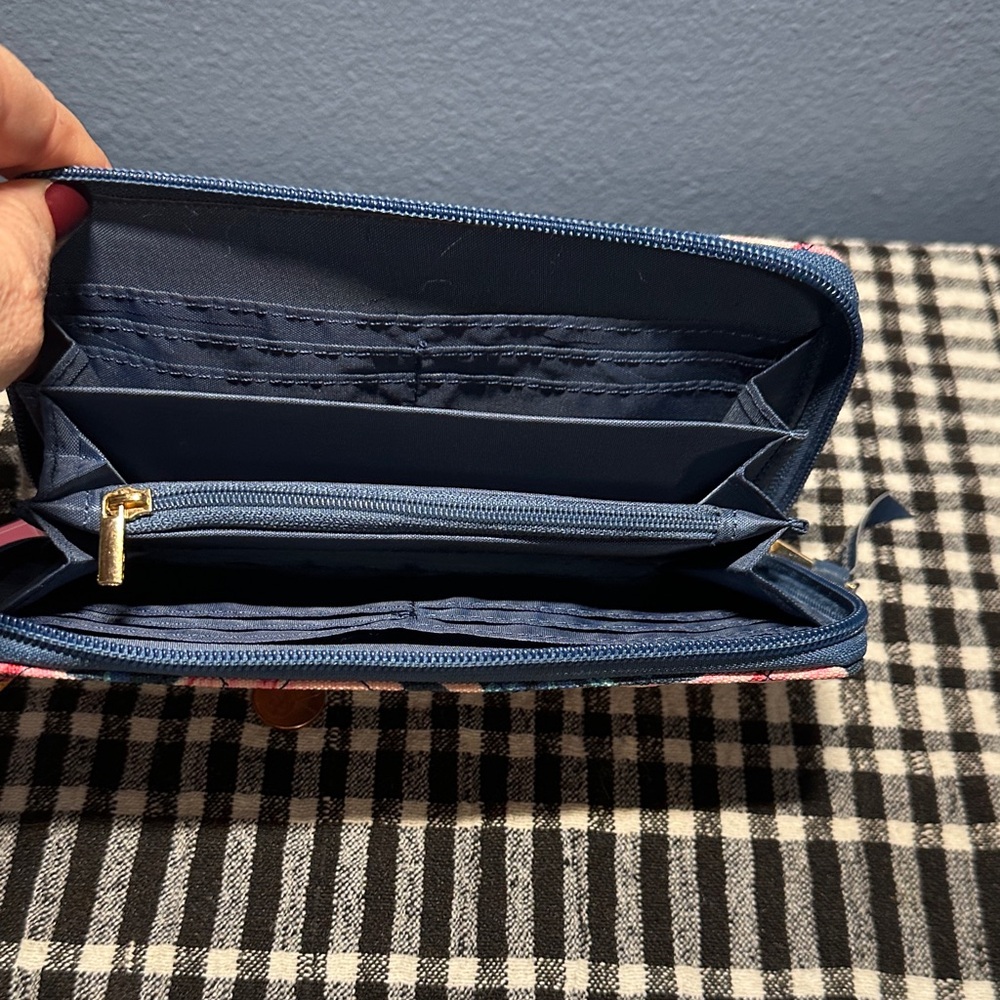 Floral Blue and Pink Wallet by Simply Southern NWT - Picture 7 of 8